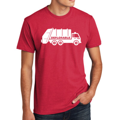 Trolling Dad - Red Deplorable 60/40 blend T-Shirt  Thumbnail